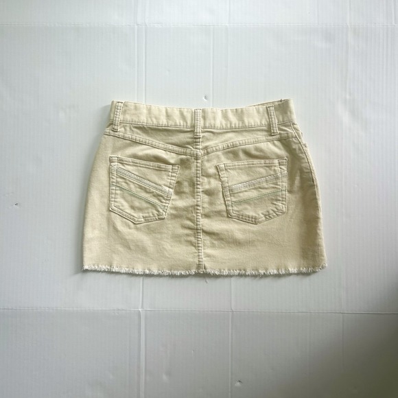 Old Navy Dresses & Skirts - 2000s Corduroy Ultra Low Rise Mini Skirt Contrast Stitch Y2K Playground Prep
